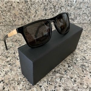 SHWOOD Fifty/Fifty Govy 2 Sunglasses Black/Oak
